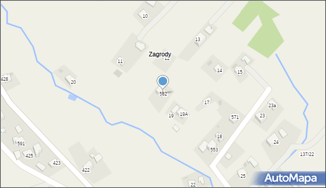 Przytkowice, Przytkowice, 582, mapa Przytkowice