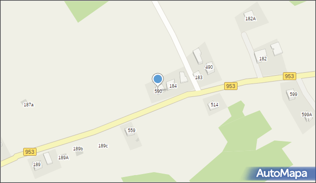 Przytkowice, Przytkowice, 590, mapa Przytkowice