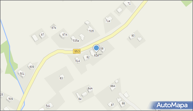 Przytkowice, Przytkowice, 82a, mapa Przytkowice