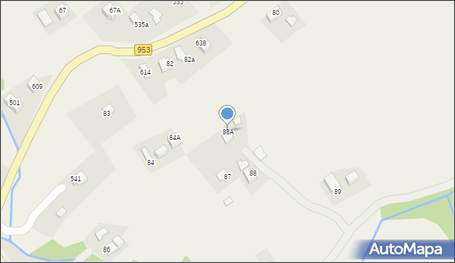 Przytkowice, Przytkowice, 88A, mapa Przytkowice