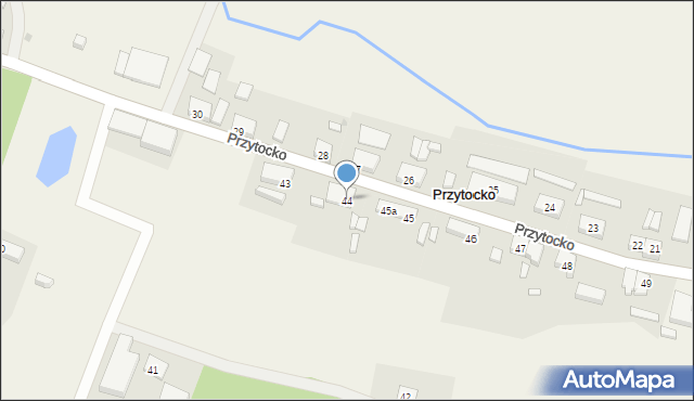 Przytocko, Przytocko, 44, mapa Przytocko