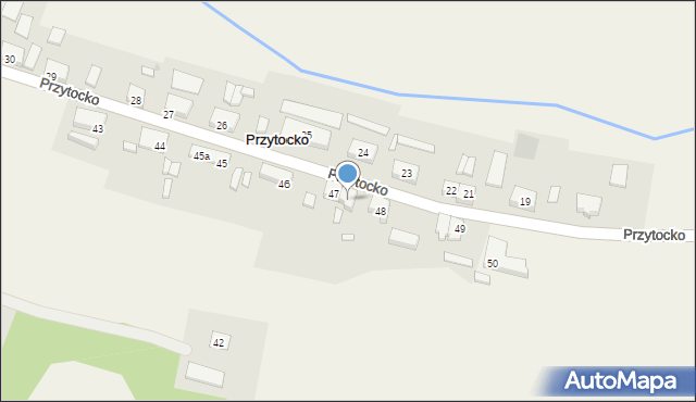 Przytocko, Przytocko, 47a, mapa Przytocko