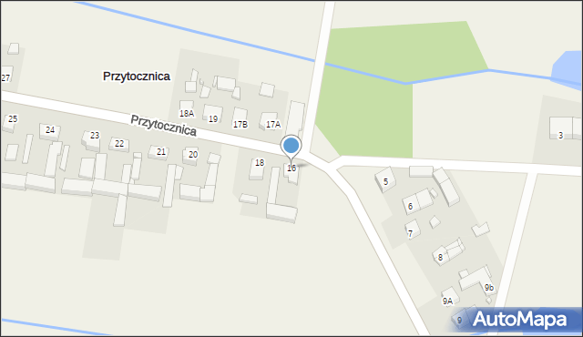 Przytocznica, Przytocznica, 16, mapa Przytocznica