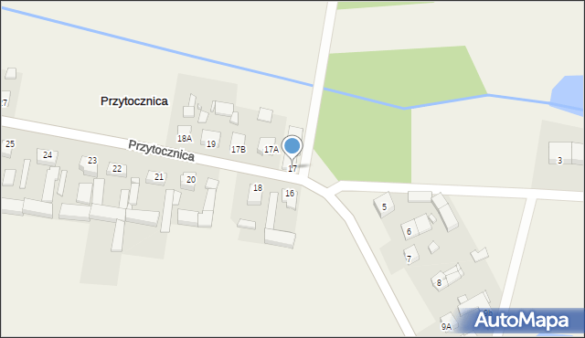 Przytocznica, Przytocznica, 17, mapa Przytocznica