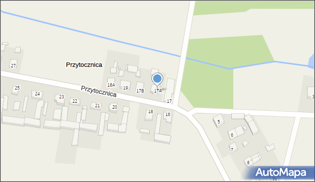 Przytocznica, Przytocznica, 17A, mapa Przytocznica