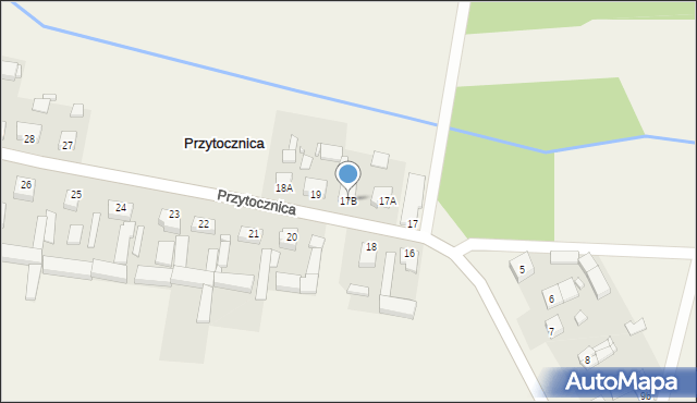 Przytocznica, Przytocznica, 17B, mapa Przytocznica