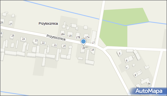 Przytocznica, Przytocznica, 18, mapa Przytocznica