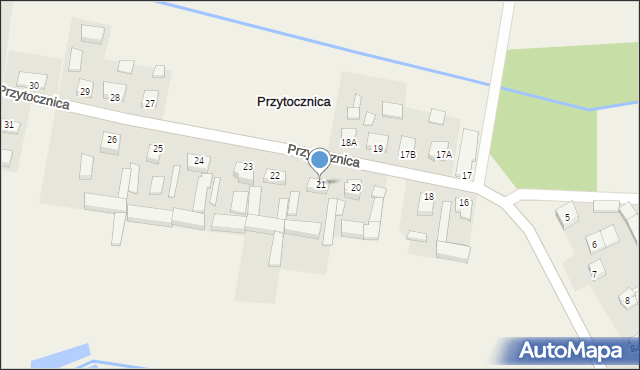 Przytocznica, Przytocznica, 21, mapa Przytocznica