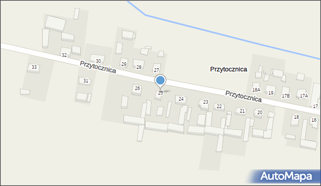 Przytocznica, Przytocznica, 25, mapa Przytocznica