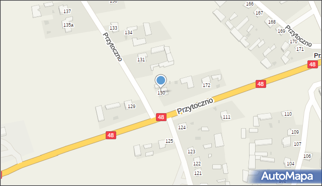 Przytoczno, Przytoczno, 130, mapa Przytoczno