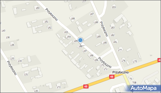 Przytoczno, Przytoczno, 166, mapa Przytoczno