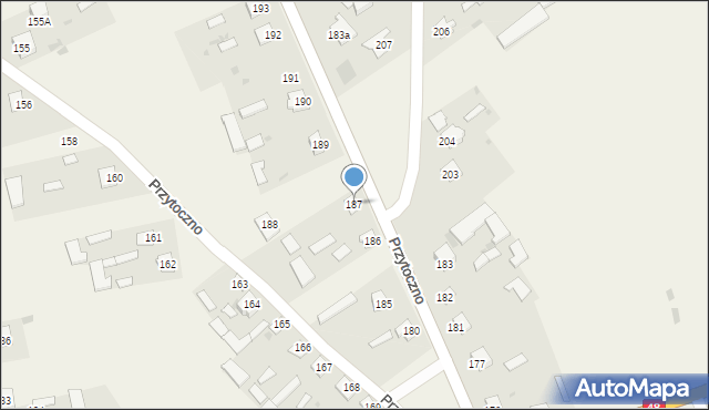 Przytoczno, Przytoczno, 187, mapa Przytoczno
