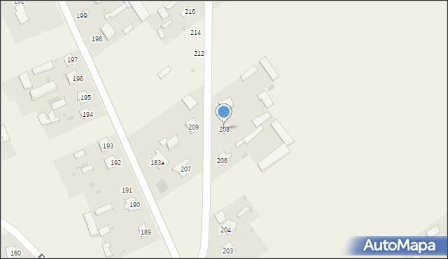 Przytoczno, Przytoczno, 208, mapa Przytoczno