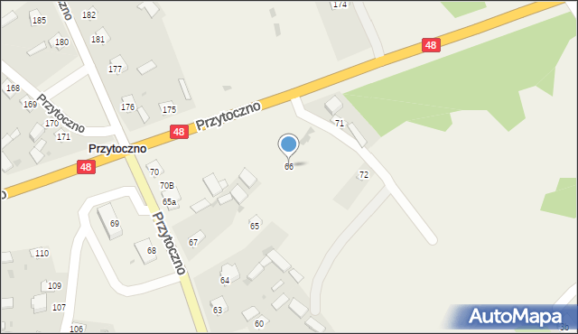 Przytoczno, Przytoczno, 66, mapa Przytoczno