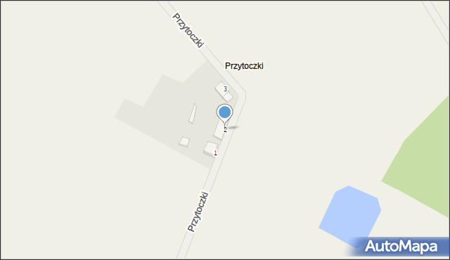 Przytok, Przytoczki, 2, mapa Przytok