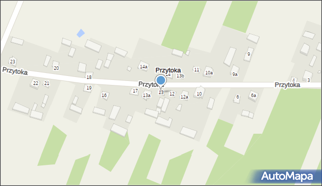 Przytoka, Przytoka, 13, mapa Przytoka