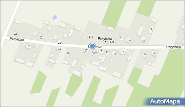 Przytoka, Przytoka, 13a, mapa Przytoka