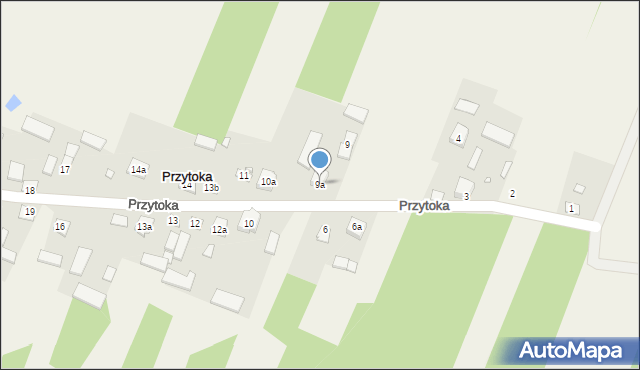 Przytoka, Przytoka, 9a, mapa Przytoka