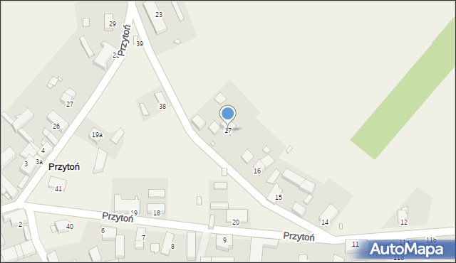 Przytoń, Przytoń, 17, mapa Przytoń