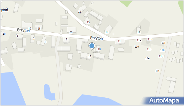 Przytoń, Przytoń, 9a, mapa Przytoń