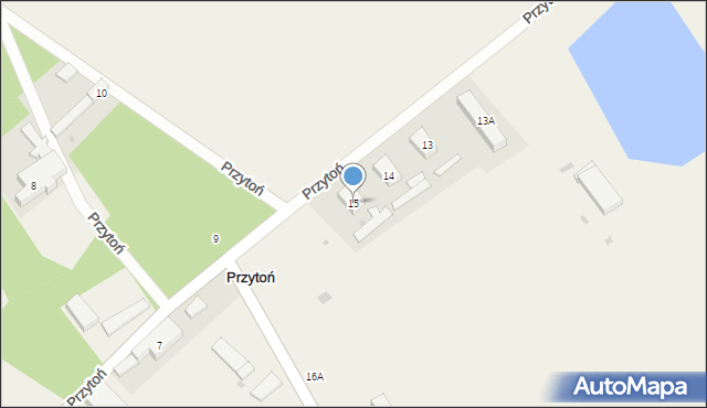 Przytoń, Przytoń, 15, mapa Przytoń