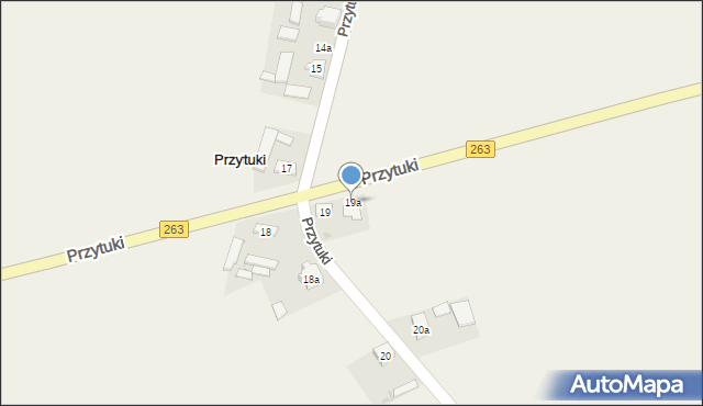 Przytuki, Przytuki, 19a, mapa Przytuki