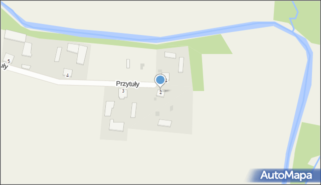 Przytuły, Przytuły, 2, mapa Przytuły