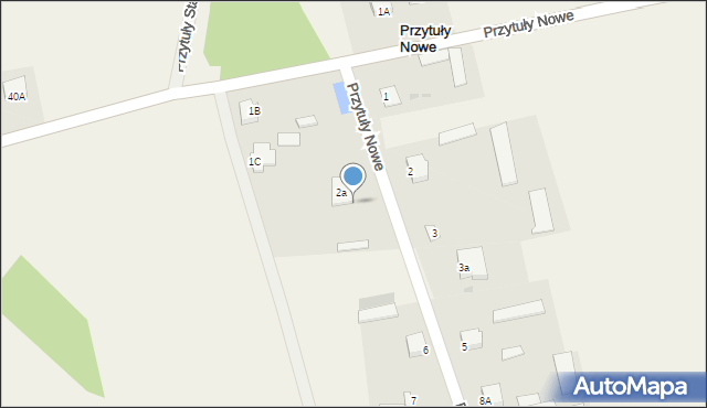 Przytuły Nowe, Przytuły Nowe, 4, mapa Przytuły Nowe