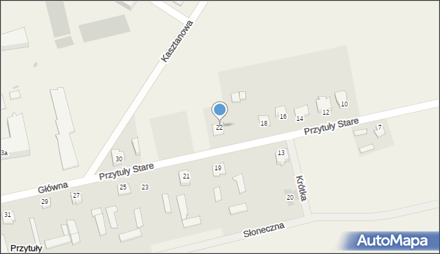 Przytuły Stare, Przytuły Stare, 15B, mapa Przytuły Stare