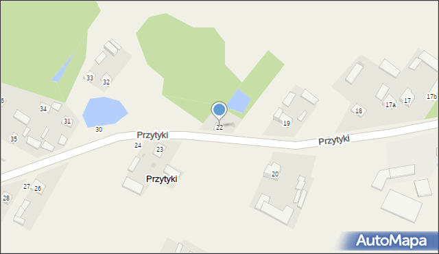 Przytyki, Przytyki, 22, mapa Przytyki