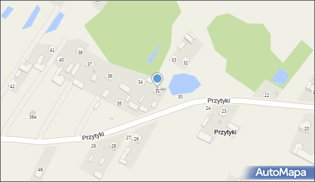 Przytyki, Przytyki, 31, mapa Przytyki