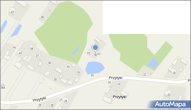 Przytyki, Przytyki, 32, mapa Przytyki