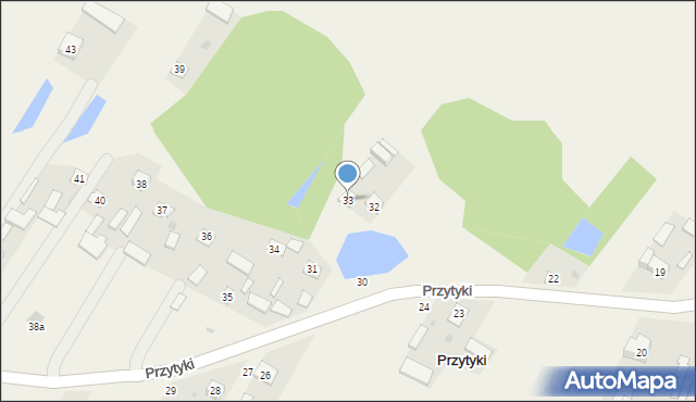 Przytyki, Przytyki, 33, mapa Przytyki