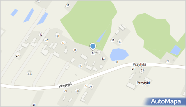 Przytyki, Przytyki, 34, mapa Przytyki