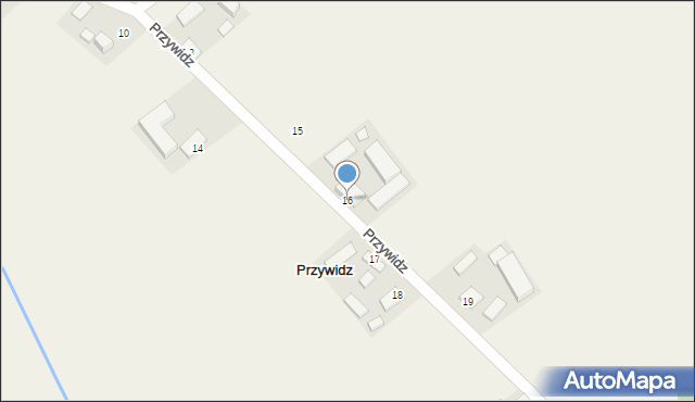 Przywidz, Przywidz, 16, mapa Przywidz