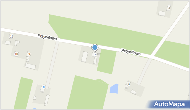 Przywitowo, Przywitowo, 7, mapa Przywitowo