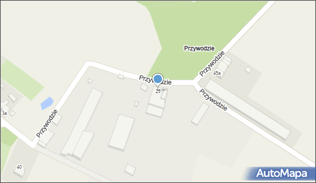 Przywodzie, Przywodzie, 25, mapa Przywodzie