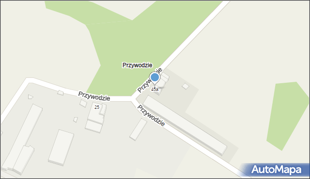 Przywodzie, Przywodzie, 45a, mapa Przywodzie