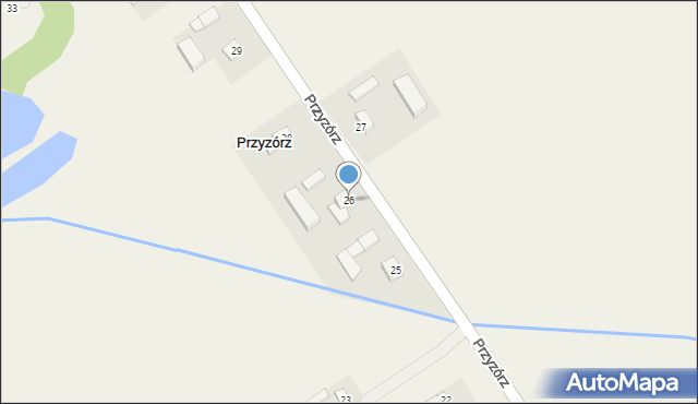 Przyzórz, Przyzórz, 26, mapa Przyzórz