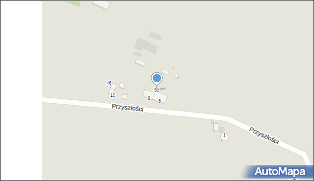 Pyrzyce, Przyszłości, 50, mapa Pyrzyce