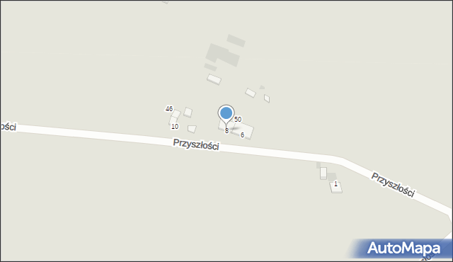 Pyrzyce, Przyszłości, 8, mapa Pyrzyce