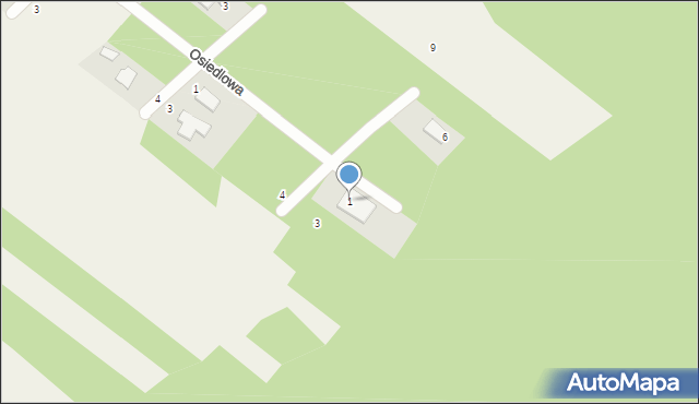 Rabinówka, Przylesie, 1, mapa Rabinówka