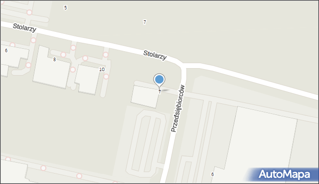 Radomsko, Przedsiębiorców, 7, mapa Radomsko