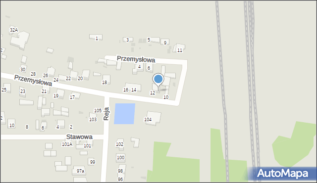 Radomsko, Przemysłowa, 12A, mapa Radomsko