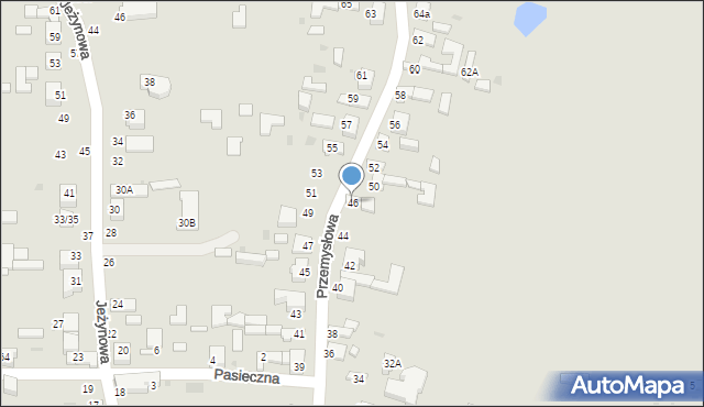 Radomsko, Przemysłowa, 46, mapa Radomsko