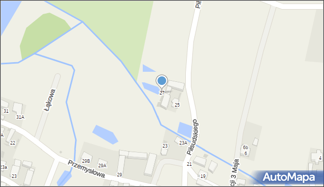 Radwanice, Przemysłowa, 27, mapa Radwanice