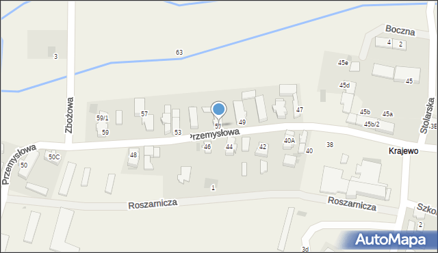 Radwanice, Przemysłowa, 51, mapa Radwanice