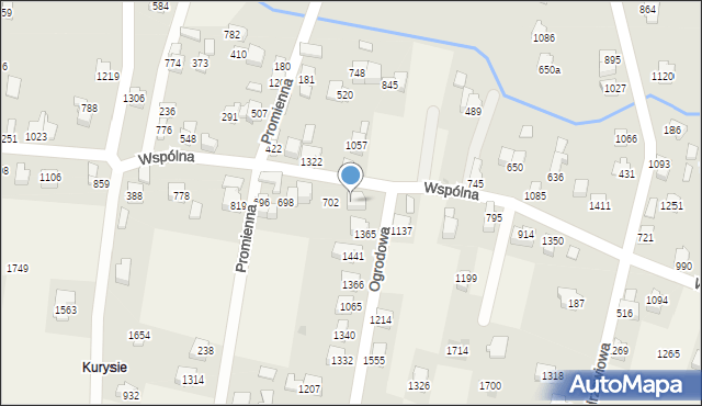 Radziechowy, Promienna, 704, mapa Radziechowy