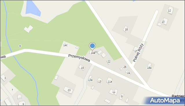 Radziejowice, Przemysłowa, 14a, mapa Radziejowice