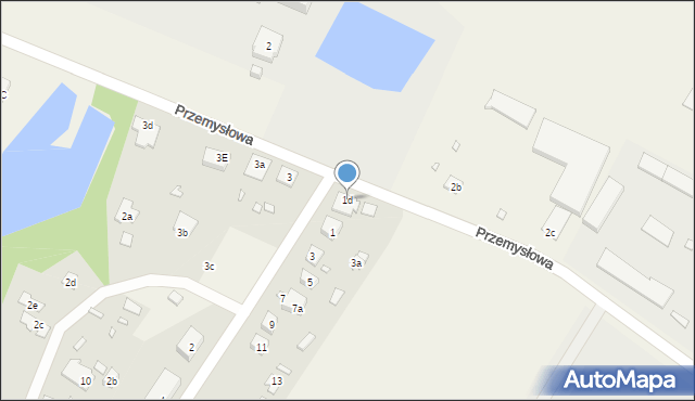 Radziejowice, Przemysłowa, 1d, mapa Radziejowice